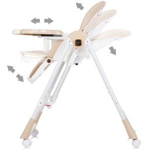 Scaun de masa Chipolino Milk Shake 2 in 1 beige - Img 6