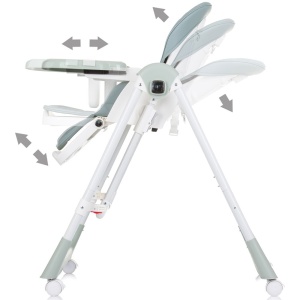 Scaun de masa Chipolino Milk Shake 2 in 1 pastel green - Img 6