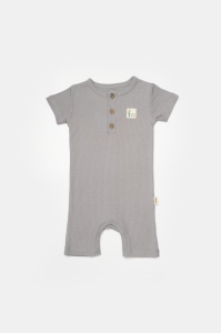 Set 2 salopete scurte Bamboo, blue, BabyCosy, 50%bumbac+50% bambus