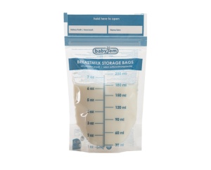 Set 25 pungi pentru stocarea laptelui matern BabyJem