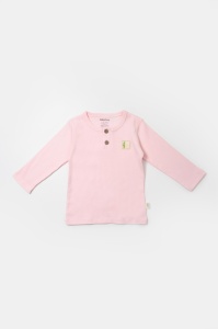 Set 3 piese:bluza, pantaloni si caciulita Bamboo, roz, BabyCosy, 50% bumbac+50%bambus