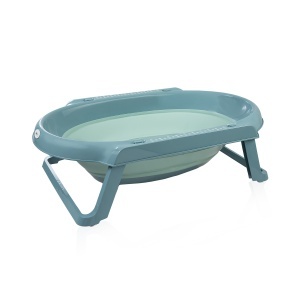 Set cadita pliabila de baie Babyjem, 5 piese, turcoaz - Img 2