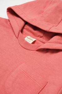 Set hanorac cu gluga si pantaloni, Two thread, 100%bumbac organic - Rose, BabyCosy