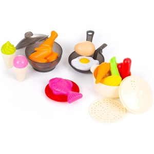 Set jucarie Chipolino Kitchen 84 cm cu sistem de curgere apa, lumini, sunete si 79 accesorii - Img 5
