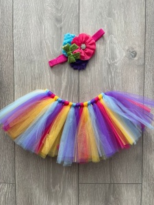 Set pentru sedinta foto nou nascut - 16 Curcubeu