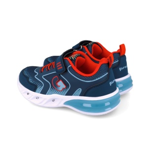 Sneakers cu luminite Garvalin 252828, bleumarin