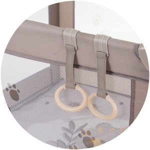 Tarc de joaca pliabil Chipolino Pop Up Tiger beige - Img 4