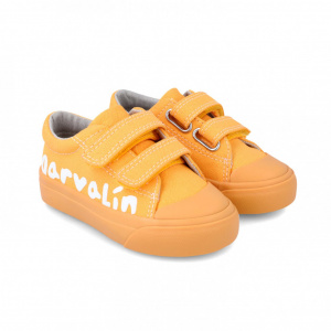Tenisi canvas pentru copii Garvalin, amarillo