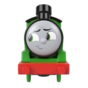 THOMAS LOCOMOTIVA MOTORIZATA PERCY BRAKE CAR BRUNO CU 2 VAGOANE - Img 4