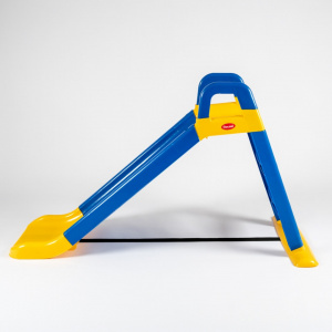 Tobogan pentru copii, 140 cm albastru/galben - Img 3