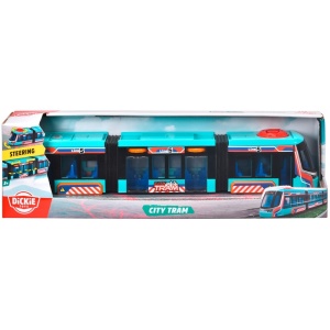 Tramvai Dickie Toys Siemens City Tram 41,5 cm albastru - Img 10