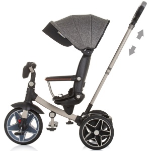 Tricicleta cu copertina si sezut reversibil Chipolino Derby granite - Img 2