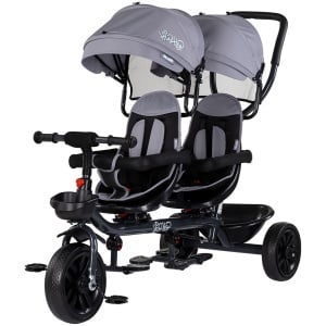 Tricicleta gemeni Chipolino Hip Hop platinum