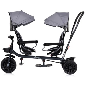 Tricicleta gemeni Chipolino Hip Hop platinum - Img 3