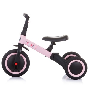 Tricicleta si bicicleta Chipolino Smarty 2 in 1 light pink - Img 2