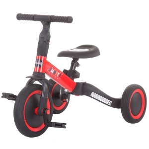 Tricicleta si bicicleta Chipolino Smarty 2 in 1 red - Img 1