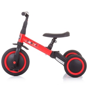 Tricicleta si bicicleta Chipolino Smarty 2 in 1 red - Img 5