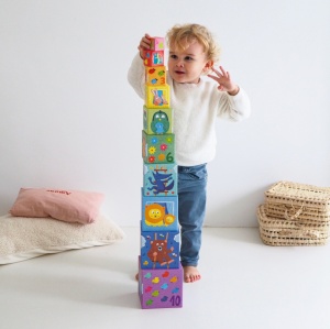 Turn de construit Curcubeu, Djeco - Img 4