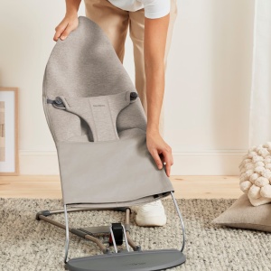 BabyBjorn - Balansoar Bliss Sand Grey, 3D Jersey - Img 2