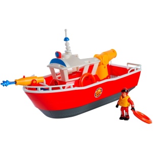 Barca Simba Fireman Sam Titan Fireboat 32 cm cu figurina si accesorii - Img 1