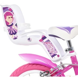 Bicicleta copii Dino Bikes 12" Fairy roz - Img 5