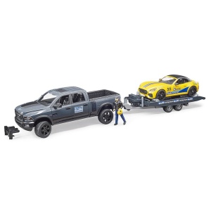 Bruder - Masina De Teren Ram 2500 Si Masina De Curse Roadster - Img 4