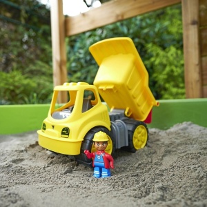 Camion basculant Big Power Worker cu figurina - Img 2
