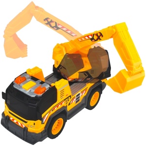 Camion excavator Dickie Toys Excavator Truck 30 cm cu lumini si sunete - Img 7