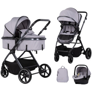 Carucior Chipolino Pearl 3 in 1 platinum