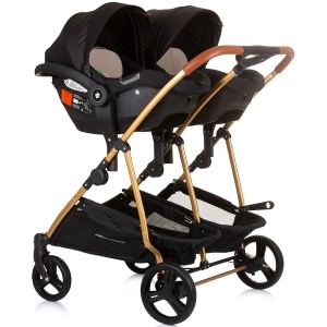 Carucior gemeni Chipolino Duo Smart 3 in 1 obsidian gold - Img 11