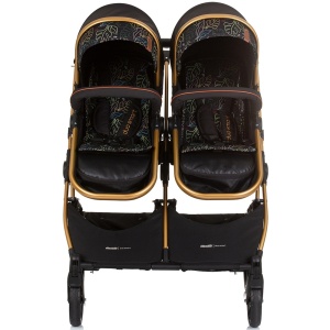 Carucior gemeni Chipolino Duo Smart 3 in 1 obsidian leaves - Img 9