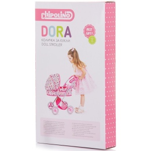 Carucior pentru papusi Chipolino Dora hearts - Img 5