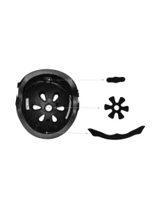 Casca bicicleta copii, Momi - Black Matt - Img 4