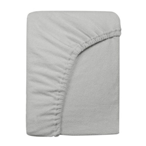 Cearsaf saltea 75x95 cm Childhome, Tricot Gri - Img 2