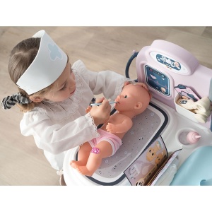 Centru de ingrijire pentru papusi Smoby Baby Care Center cu papusa si accesorii - Img 13
