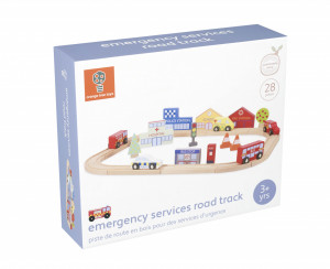Circuit cu vehicule utilitare, Orange Tree Toys - Img 4
