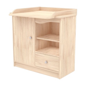 Comoda de infasat Hubners Eva 90 cm natur - Img 1