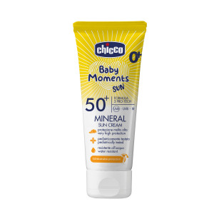 Crema protectie solara Chicco Baby Moments SPF 50+, 75ml, 0luni+ - Img 1