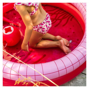 Dippy, piscina gonflabila, 120 cm, rosu, Quut Toys - Img 4