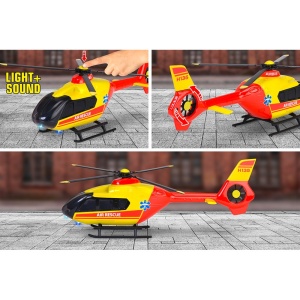 Elicopter de salvare Majorette Airbus H135 cu lumini si sunete - Img 5
