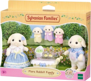 Figurine Sylvanian Families - Familia Iepurasilor Flora - Img 2