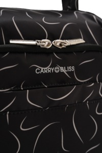 Geantă pentru scutece și accesorii bebe, SnapPack, Carry Bliss, wave negru - Img 3