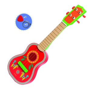 Instrument muzical Ukulele (chitara cu 4 corzi), Djeco - Img 7
