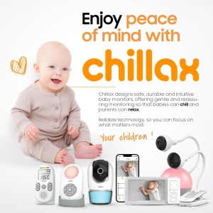 Interfon Bebelusi Chillax CB210 cu Lampa de Veghe si Cantece de Leagan de noapte - Img 5