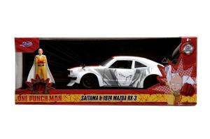 JADA ONE PUNCH MAN SET MASINUTA METALICA MAZDA RX 3 SI FIGURINA SAITAMA - Img 8
