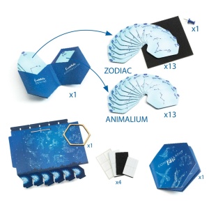 Joc creativ DIY Constelatii, Djeco - Img 2