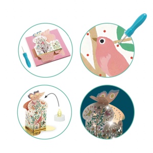Joc creativ DIY felinar Lumini si umbre, Djeco - Img 3