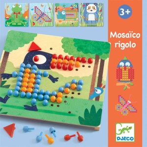 Joc educativ Mozaic rigolo, Djeco - Img 2