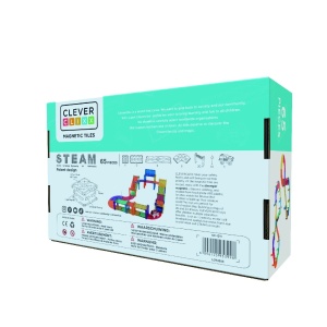 Jocuri magnetice Traseu de curse 65 piese, Cleverclixx - Img 3