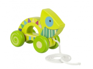 Jucarie de tras cameleon, Orange Tree Toys - Img 3